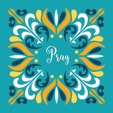Framed Pray Print