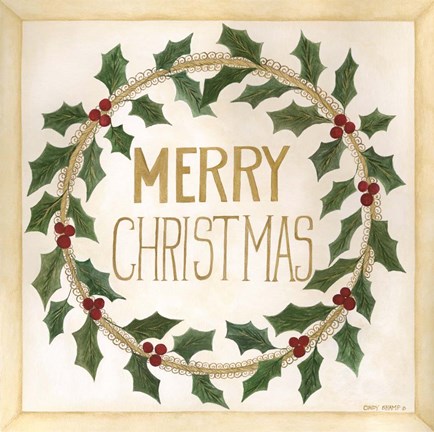 Framed Merry Christmas Print