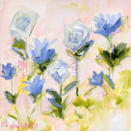 Framed Millennial Pink Floral - Adventurous Print