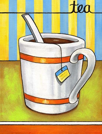 Framed Good Morning Cafe Tea Print