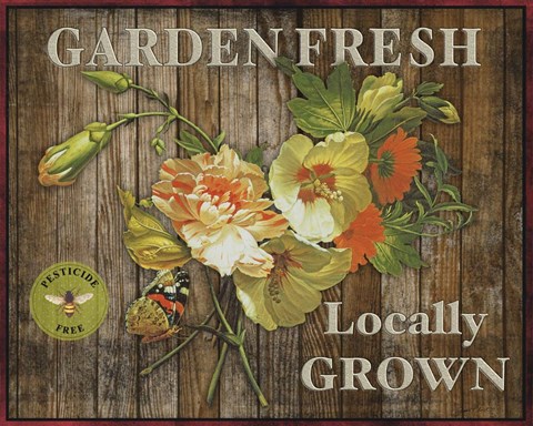 Framed Farm Fresh Print