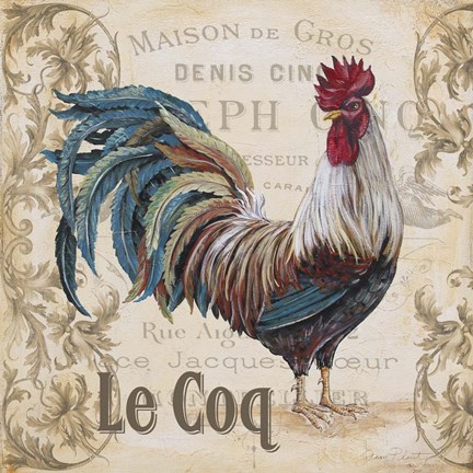 Framed Le Coq 2 Print