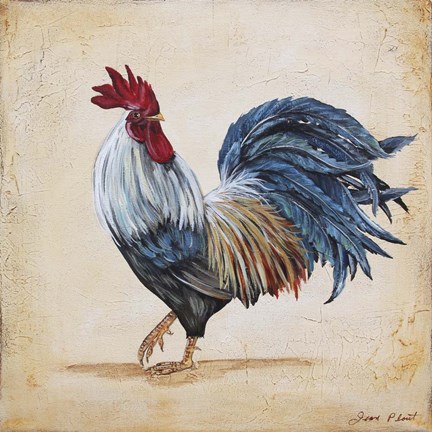 Framed Rooster - B Print