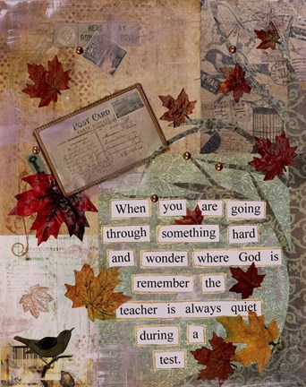 Framed Autumn Test Print