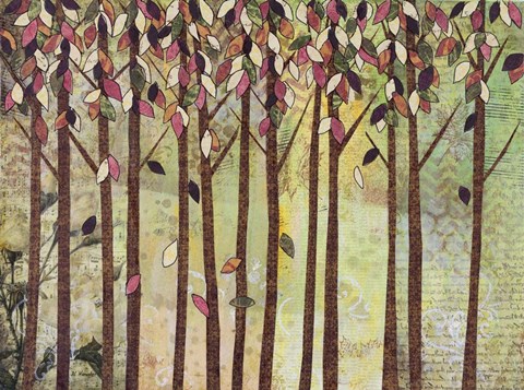 Framed Fall Trees Print