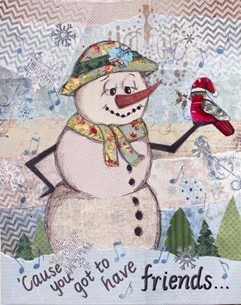 Framed Lettie Snow Print