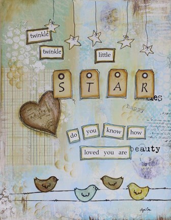 Framed Little Star Print
