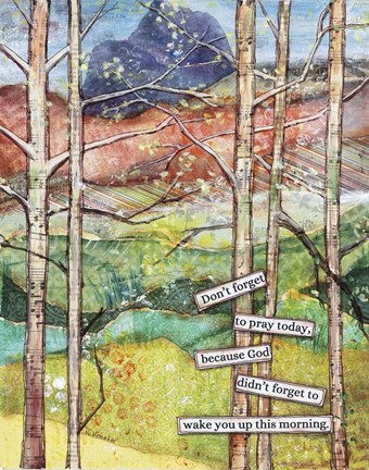 Framed Morning Prayer Print