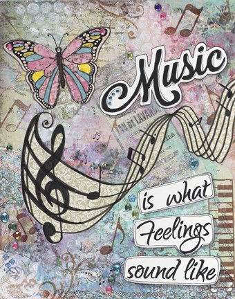 Framed Musical Feelings Print