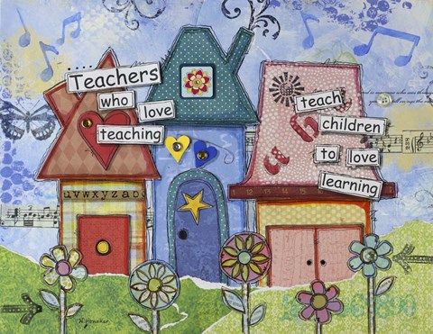 Framed School Days Print