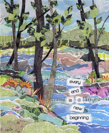 Framed Waters End Print