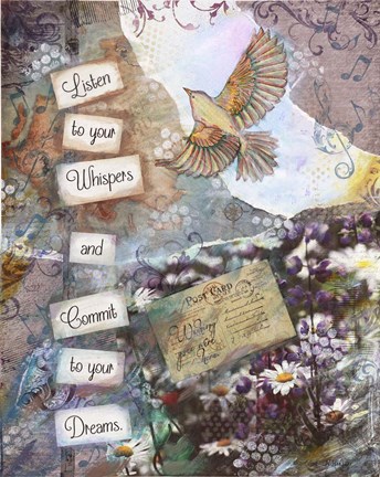 Framed Whispering Dreams Print