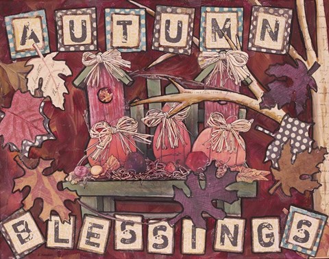 Framed Autumn Blessings Print