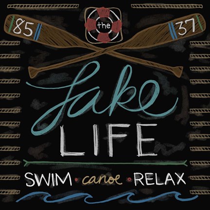 Framed Chalk It Up 24 Print