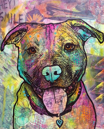 Framed Hey Smile Print