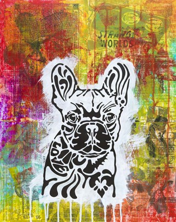 Framed Love in a Strange World Print