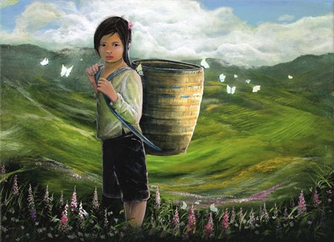 Framed Child of Vietnam Print