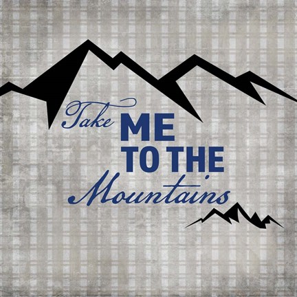 Framed Blue Bear Lodge Sign 1 Print