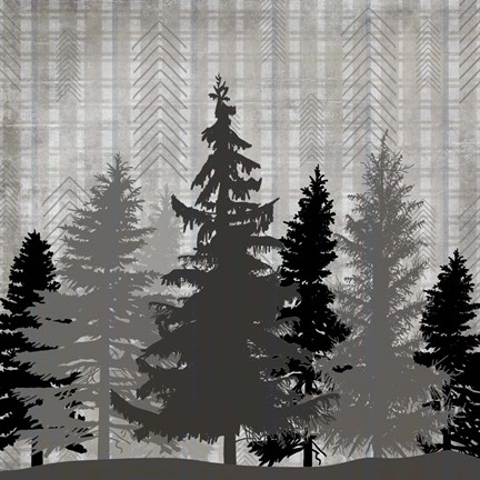 Framed Blue Bear Lodge Sign 6 Print