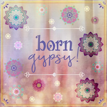 Framed Gypsy Cherry Sign 3 Print