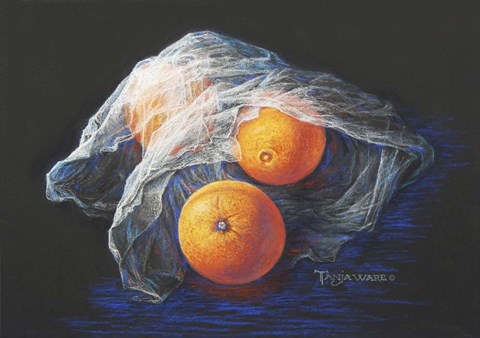 Framed Simply Oranges Print