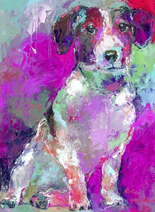 Framed Art Russell Terrier Print