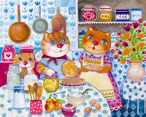 Framed Crepe Party Print