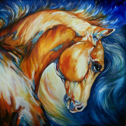 Framed Stallion Print