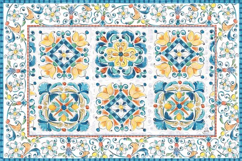 Framed Mediterranean Breeze IV Print