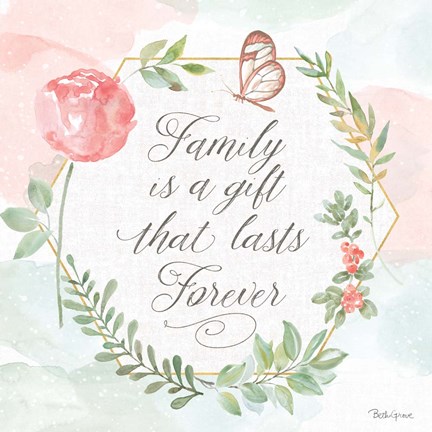 Framed Watercolorful VIII Print