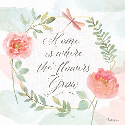 Framed Watercolorful VI Print