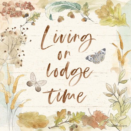 Framed Woodland Wreath VI Print