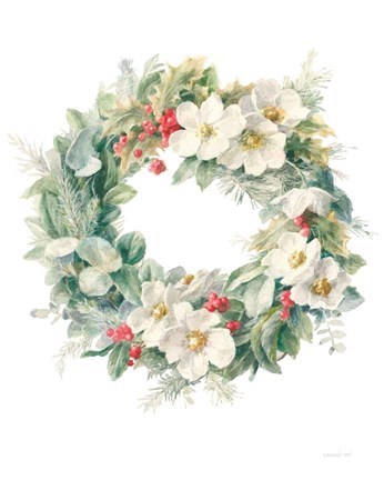 Framed Floursack Holiday X Print