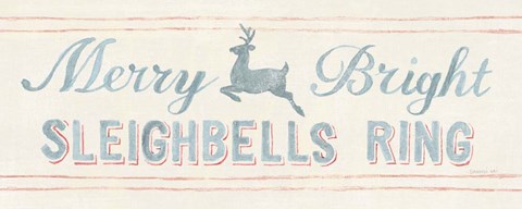 Framed Floursack Holiday VIII Print