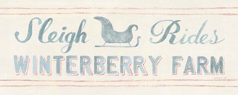 Framed Floursack Holiday VII Print