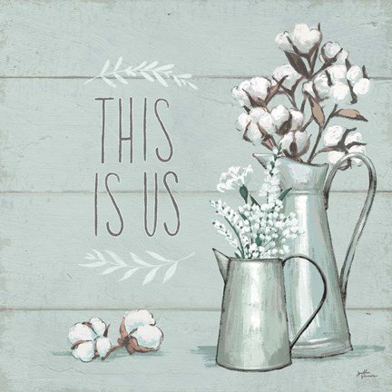 Framed Blessed V Mint This is Us Print