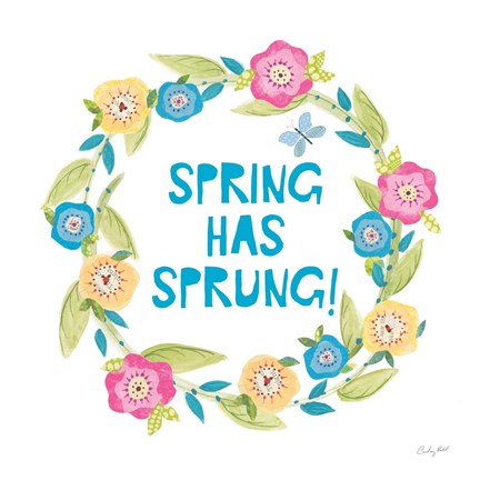 Framed Spring Has Sprung II Print