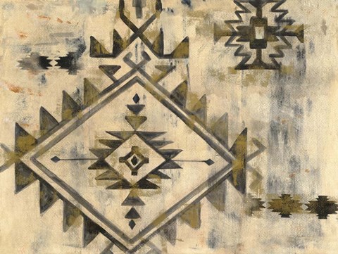 Framed Southwest Design VI Print