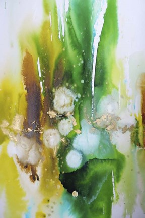 Framed Emeraude Ombre Recadree Print