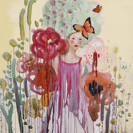 Framed Les Temps Presents Print