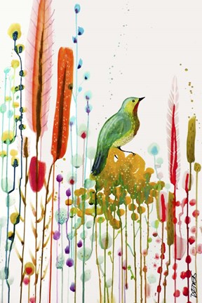 Framed Si Pres Du Ciel Print