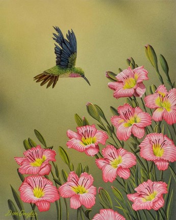 Framed Pretty in Pink Print