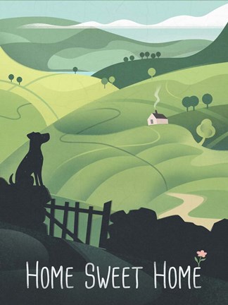 Framed Home Sweet Home Print