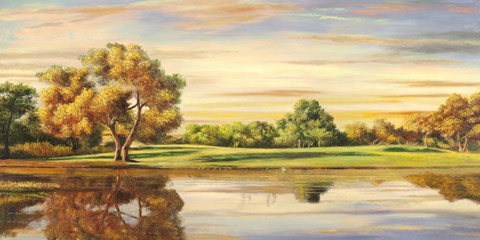 Framed Riflessi sul Lago Print