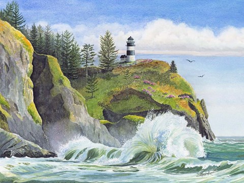 Framed Cape Disappointment Print