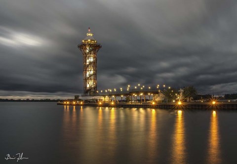 Framed Bicentennial Storm Print