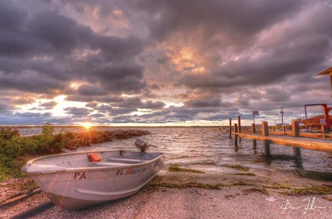 Framed Boat Rental Print