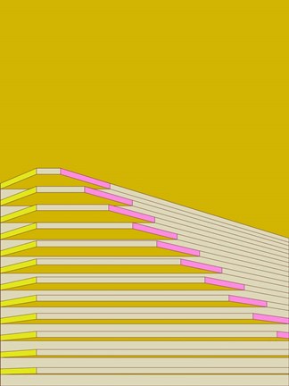 Framed Summer Sky Pagoda Print