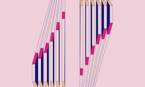 Framed Ultraviolet Shift Print