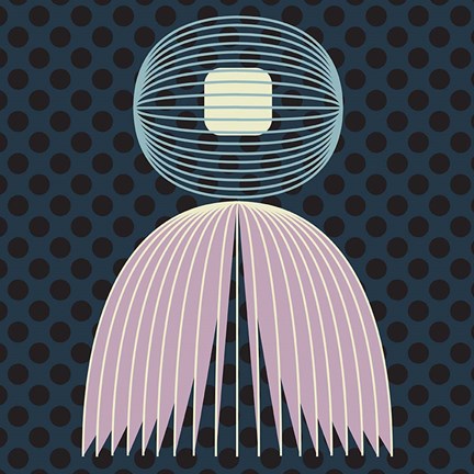 Framed Space Flower Print